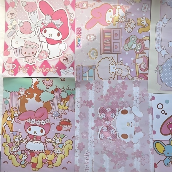 Colorful Imaginations: Transform Your Space Anime-Inspired Wall Art! 8 11.5x16.5 - Picture 1 of 4